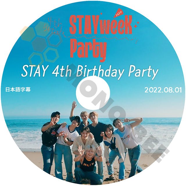 [K-POP DVD] STRAY KIDS 4th Birthday Party -STAYweek Party 2002.08.01日本語字幕あり Stray Kids ストレイキッズ 韓国番組収録 KPOP DVD - mono-bee