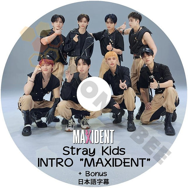 K-POP DVD STRAY KIDS INTRO MAXIDENT + BONUS 日本語字幕あり Stray Kids ストレイキッズ PV KPOP DVD ウジン バンチャン ミンホ チャンビン ヒョンジン ジソン フィリックス スンミン ジョンイン - mono-bee