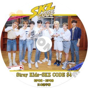 [K-POP DVD] STRAY KIDS SKZ CODE #4 (EP08 - EP09) 日本語字幕あり Stray Kids ストレイキッズ 韓国番組収録 STRAY KIDS KPOP DVD - mono-bee