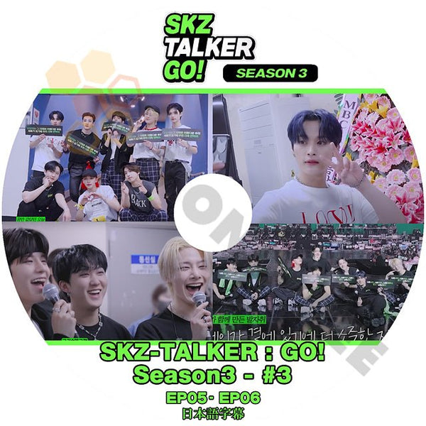 [K-POP DVD] STRAY KIDS SKZ-TALKER : GO Season3 - #3 (EP05 - EP06) 日本語字幕あり Stray Kids ストレイキッズ 韓国番組収録 KPOP DVD - mono-bee