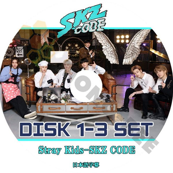 【K-POP DVD] STRAY KIDS - STRAY KIDS-SKZ CODE DISK1-3 (日本語字幕有) 3枚SET-STRAY KIDSストレイキッズ 【K-POP DVD] - mono-bee