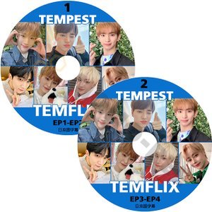 　[K-POP DVD] TEMPEST TEMFLIX #1,#2 (EP1 - EP4) 2枚セット 日本語字幕あり - TEMPEST テンペスト DVD [K-POP DVD]