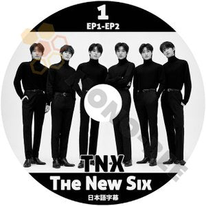 [K-POP DVD] 韓国放送 TNX THE New SIX #1 EP1 - EP2 日本語字幕あり TNX 韓国バラエティー放送 DVD - mono-bee