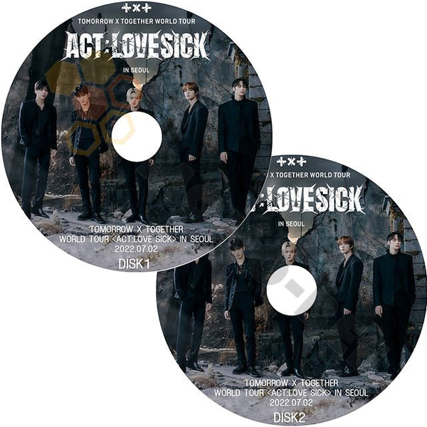 省スペース 洗える おしゃれ TXT ACT : LOVE SICK IN SEOUL DVD トレカ