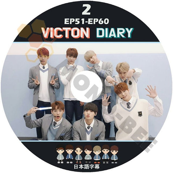 [K-POP DVD] VICTON DIARY #2 EP51 - EP60 日本語字幕あり VICTON ビクトン 韓国番組収録DVD VICTON KPOP DVD - mono-bee