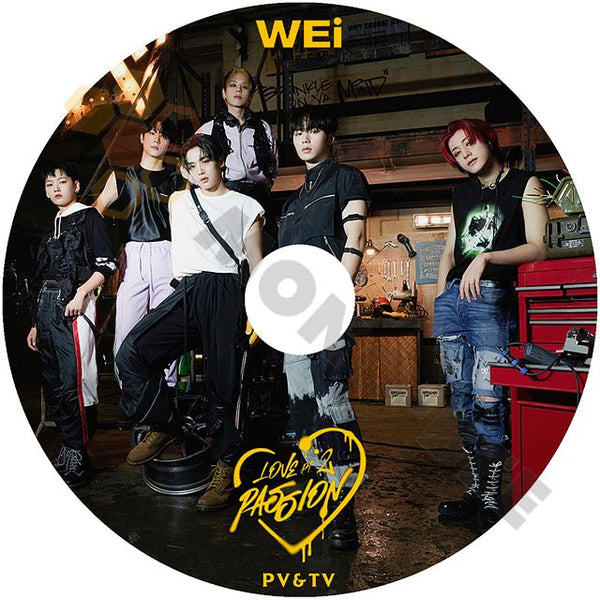 K-POP DVD WEi ウィーアイ 2022 2nd PV&TV Collection - Love Pt.2 : Passion Spray - WEi ウィーアイ 韓国番組収録DVD - mono-bee