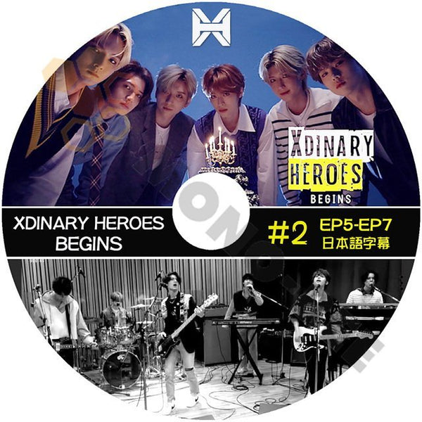 【K-POP DVD] XDINARY HEROES BEGINS #2 EP5 - EP7 日本語字幕あり- 6人組男性バンドグループ XDINARY HEROES 【K-POP DVD] - mono-bee