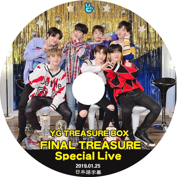 K-POP DVD YG宝石箱 FINAL TREASURE SPECIAL LIVE -2019.01.25- 日本語