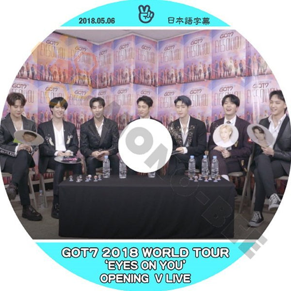 【K-POP DVD】GOT7 ガットセブン 2018 WORLD TOUR 'EYES ON YOU' OPENING V LIVE 2018.05.06 (日本語字幕有) - GOT7 ガットセブン 韓国番組収録DVD - mono-bee