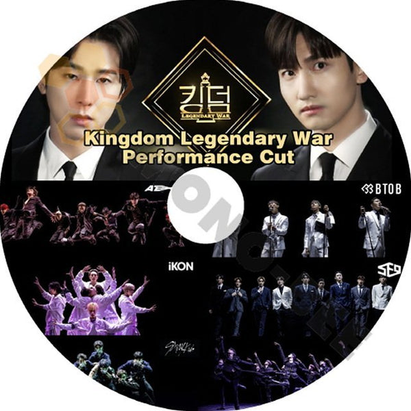 【K-POP DVD】Kingdom キングダム LEGENDARY WAR PERFORMANCE CUT MC-東方神起 - iKON BTOB STRAY KIDS THE BOYZ SF9 ATEEZ IDOL - mono-bee