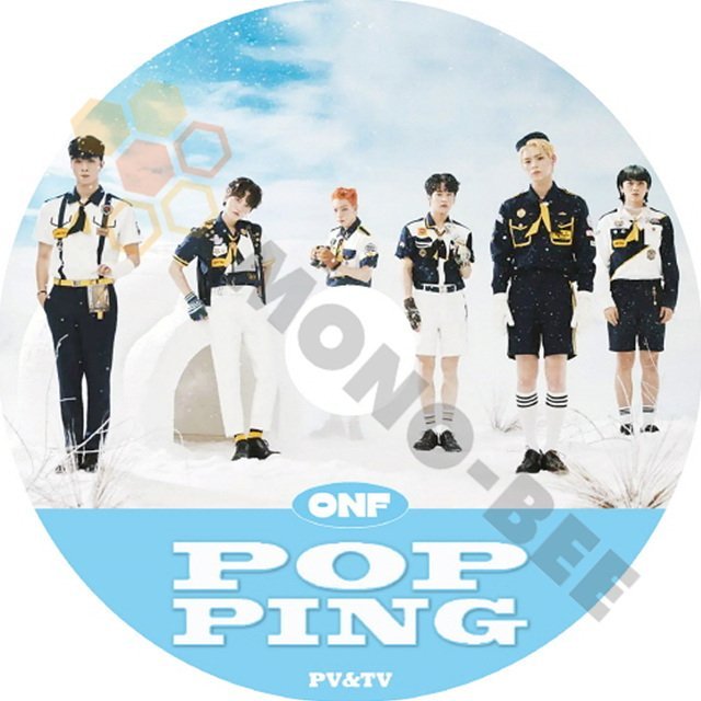 【K-POP DVD】ONF オンエンオフ POP PING PV&TV COLLECTION - ONF オンエンオフ 韓国番組収録DVD - mono-bee