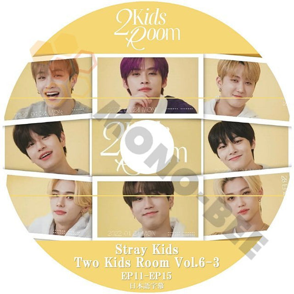 【K-POP DVD】STRAY KIDS Two Kids Room Vol.6 - 3 EP 11 - EP15 -日本語字幕あり STRAY KIDS ストレイキッズ 韓国番組収録DVD - mono-bee